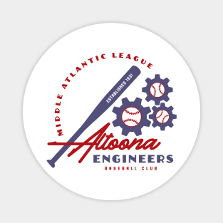 Altoona Engineers Baseball Magnet